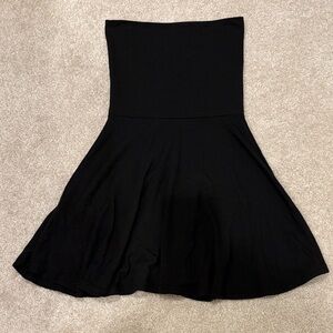Elegant Black Strapless Dress